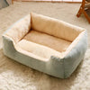 Coussin de lit doux en peluche pour animaux
