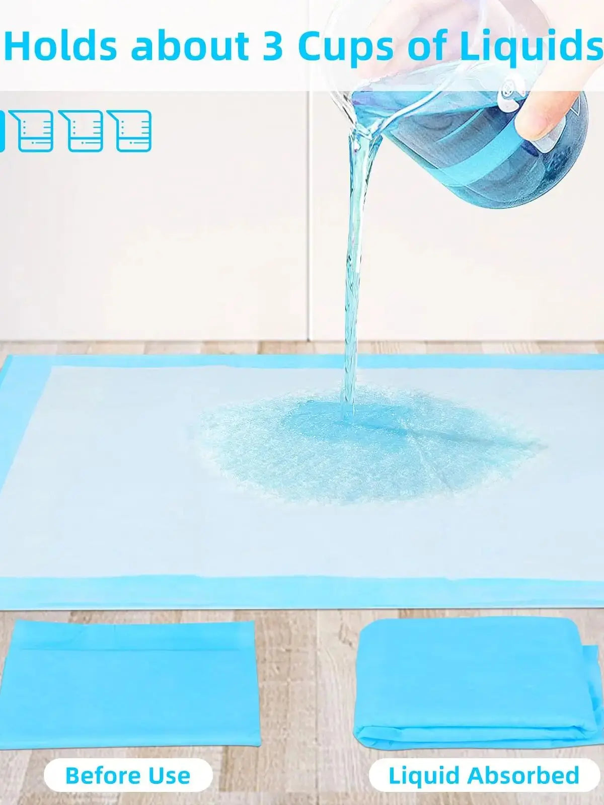 Leak-Proof Dog Pee Pads with Quick-Dry Absorbent Core