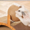 Griffoir en Bois 2-en-1 avec Balle en Sisal