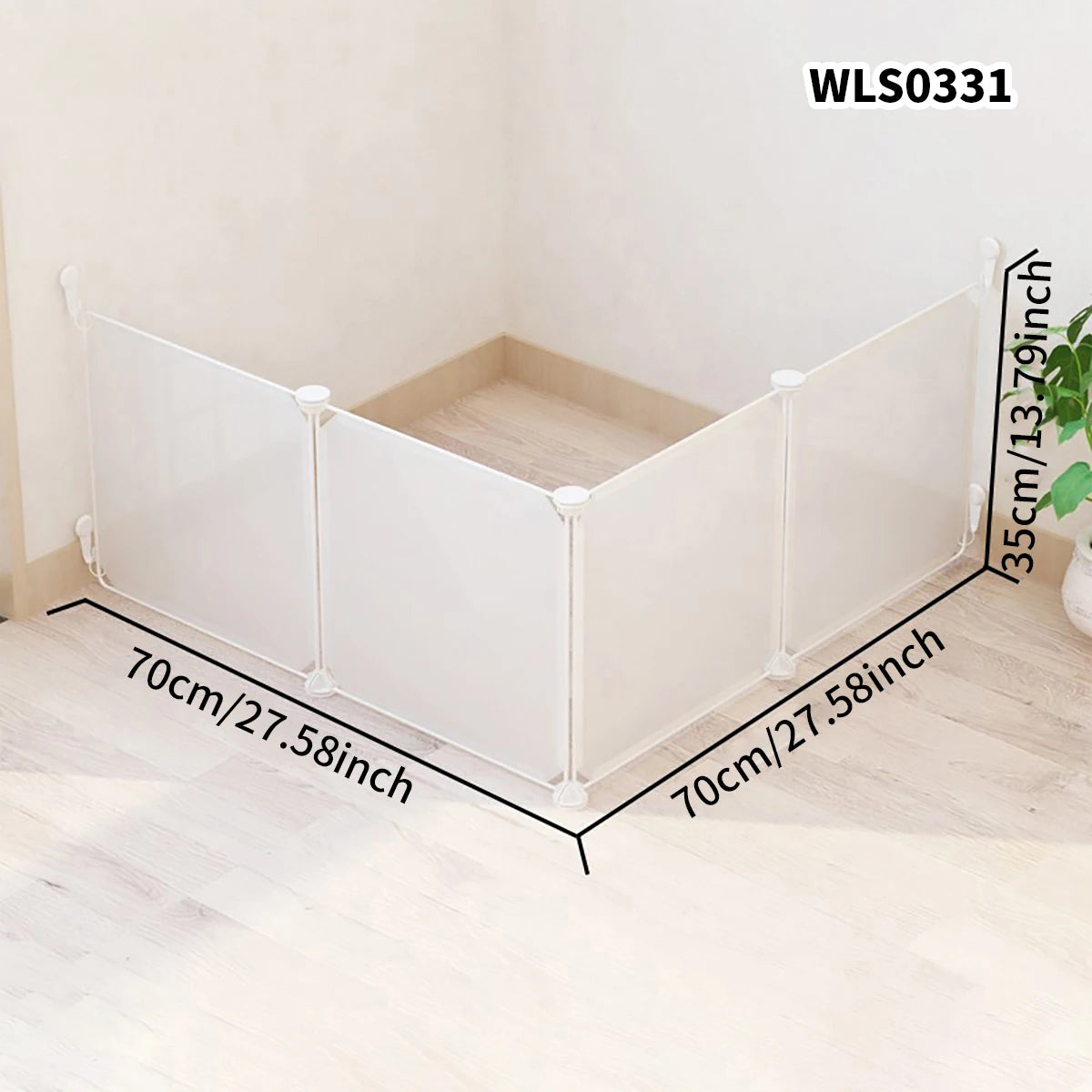 Modular Pet Playpen with Easy Assembly