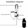 Aquarium CO2 Diffuser with Suction Cup