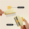 Self-Cleaning Pet Grooming Brush with One-Button Hair Release
