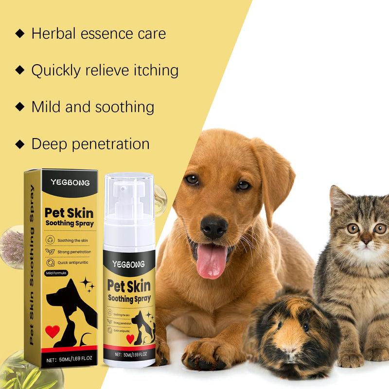 Spray Apaisant pour la Peau des Chiens et des Chats