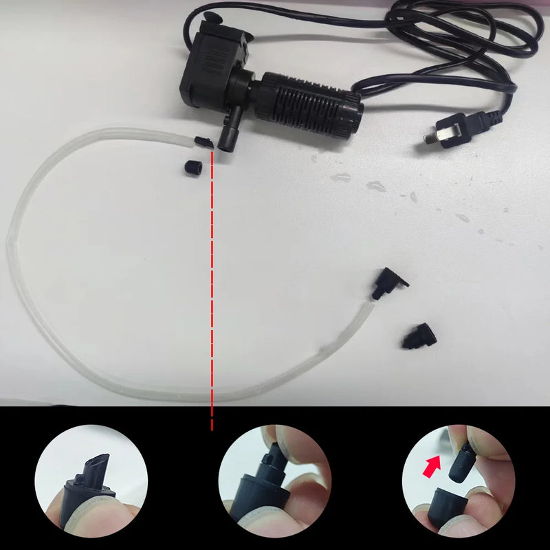 Filtre Submersible Compact pour Aquarium