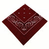 Paisley Bandana Headwrap – Unisex Cotton-Poly Scarf for Men and Women