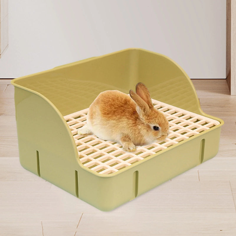 Rabbit Litter Box Corner Toilet for Small Pets