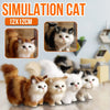 Peluche Chat Réaliste
