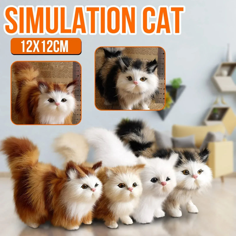 Peluche Chat Réaliste