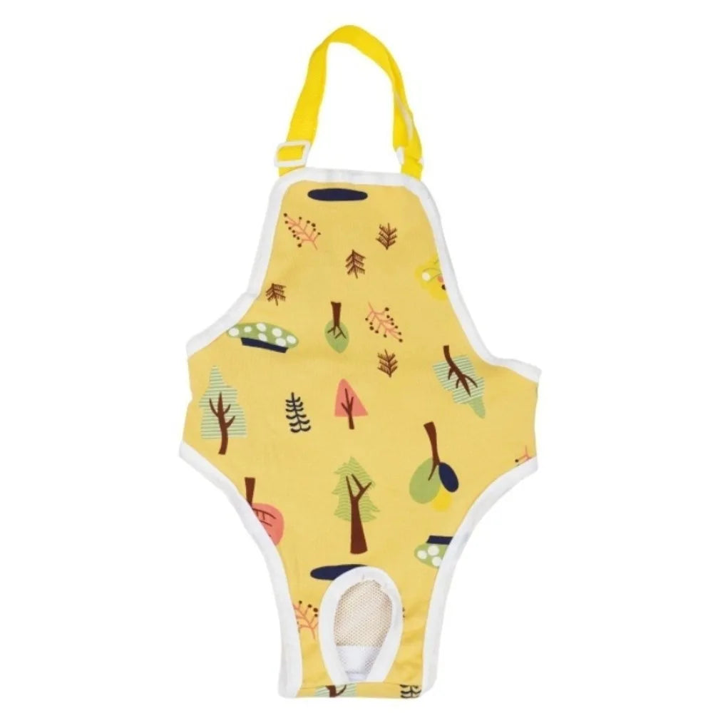 Adjustable Washable Dog Sanitary Pants with Shoulder Straps