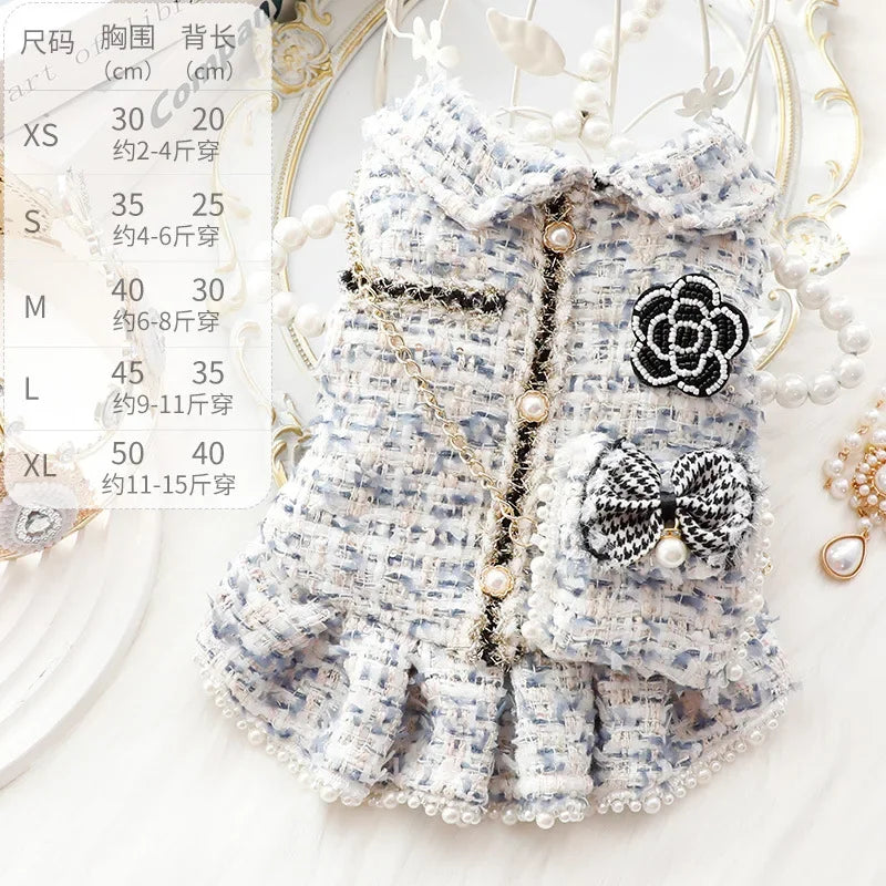 Winter Princess Pet Dress - Luxury Costume