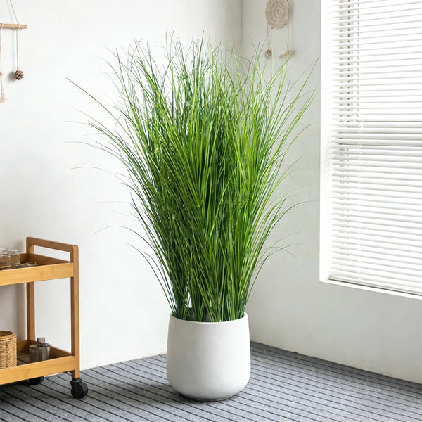Artificial Reed Grass Bouquet – 50cm Tropical Faux Plant