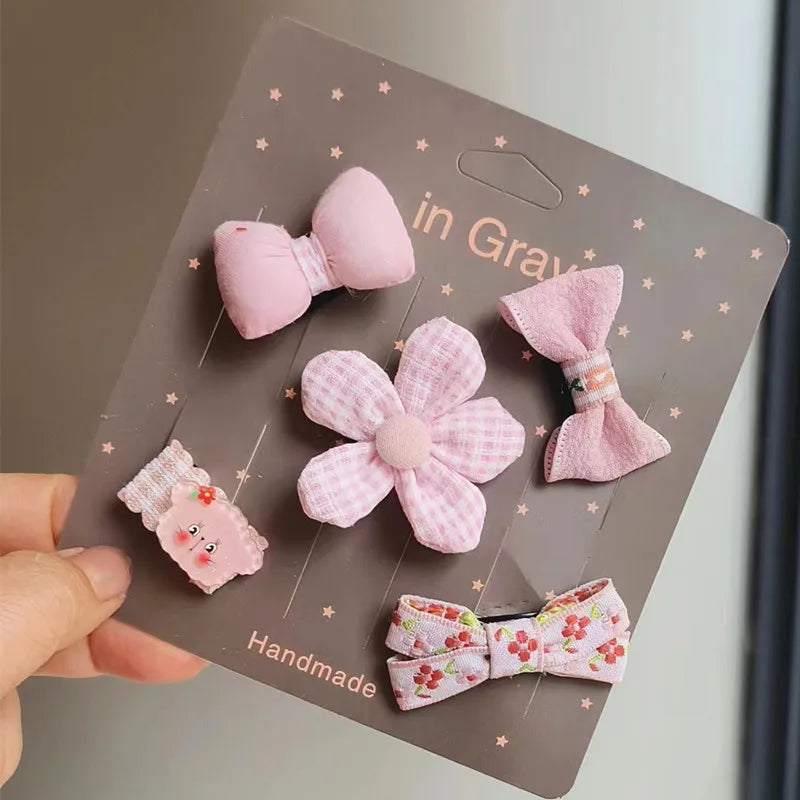 Adorable Clip-On Pet Hair Bows for Dogs and Cats (Set of 5)