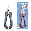 Stainless Steel Pet Nail Clippers with Safety Guard & Built-In File