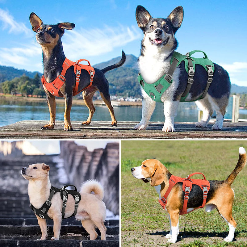 Reflektierende Nylon-Hundegeschirr mit Griff