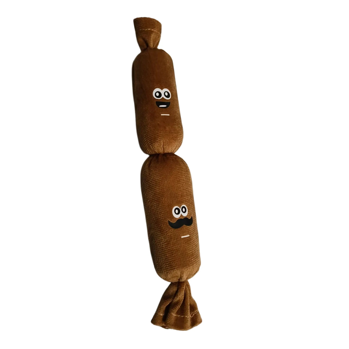 Squeaky Sausage Plush Chew Toy for Dogs