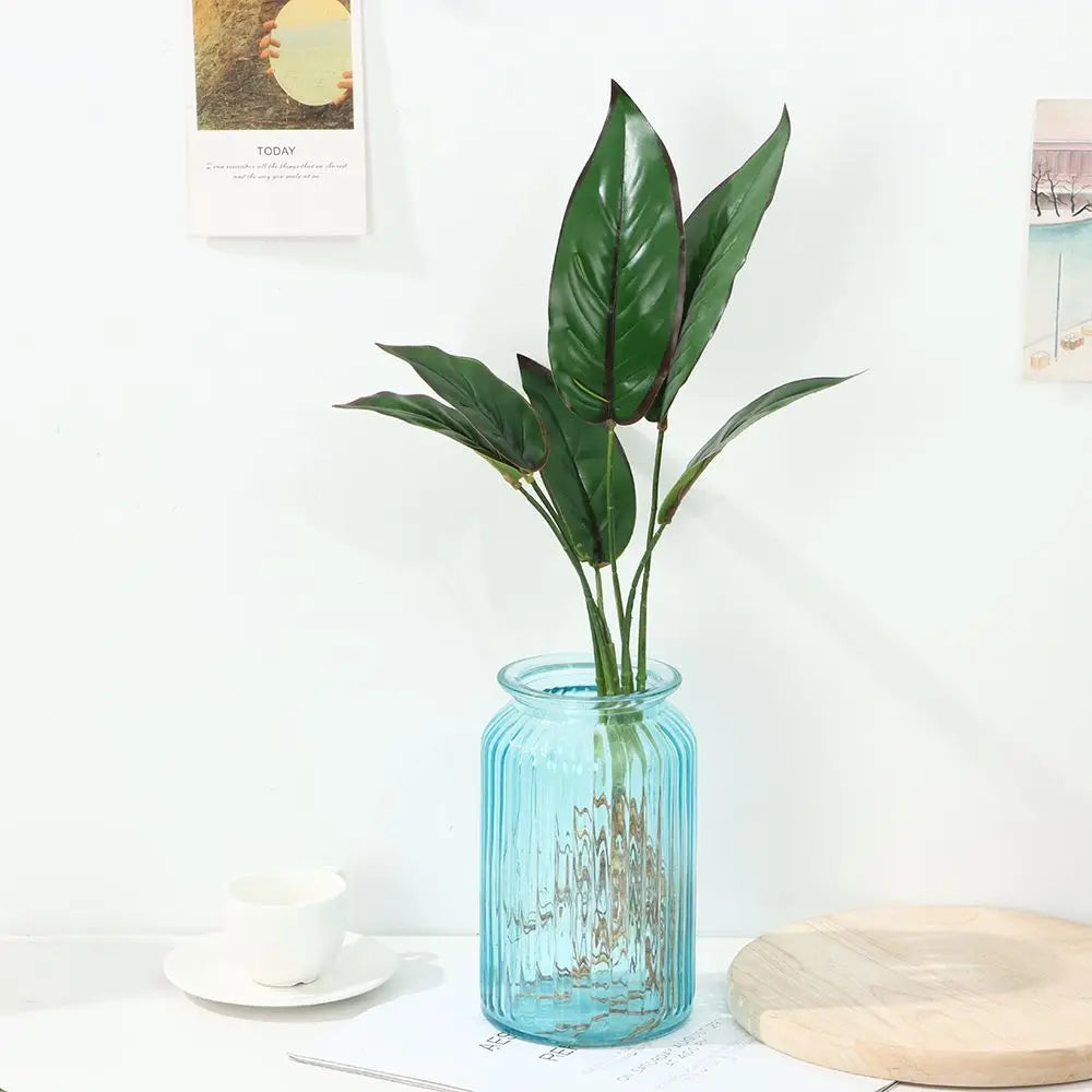 Artificial Hydroponic Plant with Visible Roots – Lifelike Greenery for Home & Event Decor