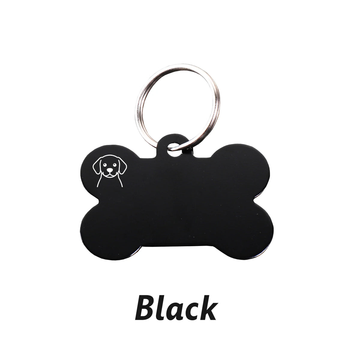 Personalized Bone-Shaped Dog Tag with Custom Engraving