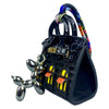Handcrafted Mini House-Shaped Handbag with Puppy Keychain
