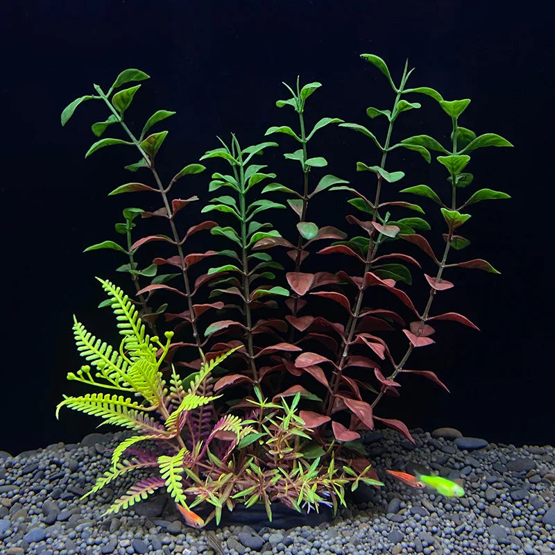 Realistic Artificial Aquarium Plants for Fish Tank Décor