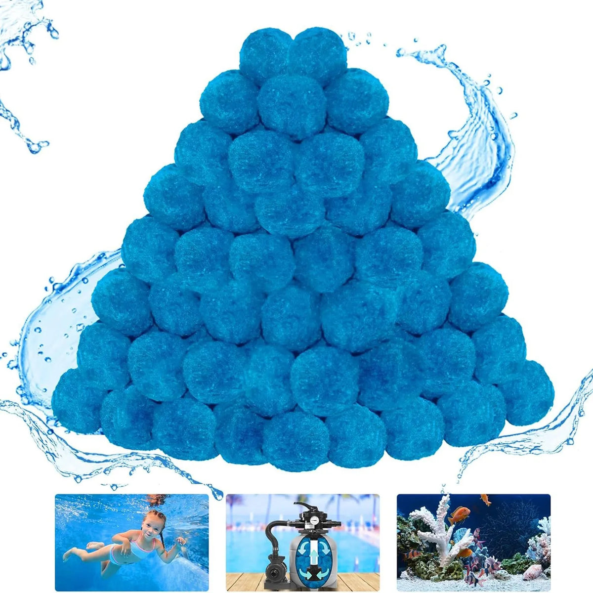 Reusable Fiber Pool Filter Balls – Eco-Friendly Sand Replacement