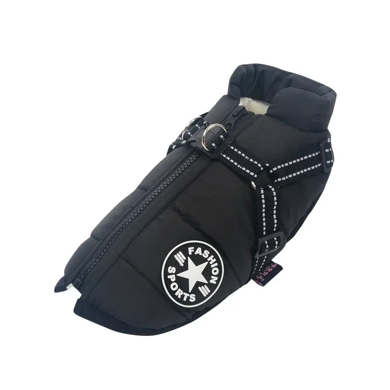 Impermeable para Perro con Arnés Integrado