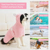 Adjustable Hooded Pet Bathrobe – Quick-Dry Microfiber Dog & Cat Towel