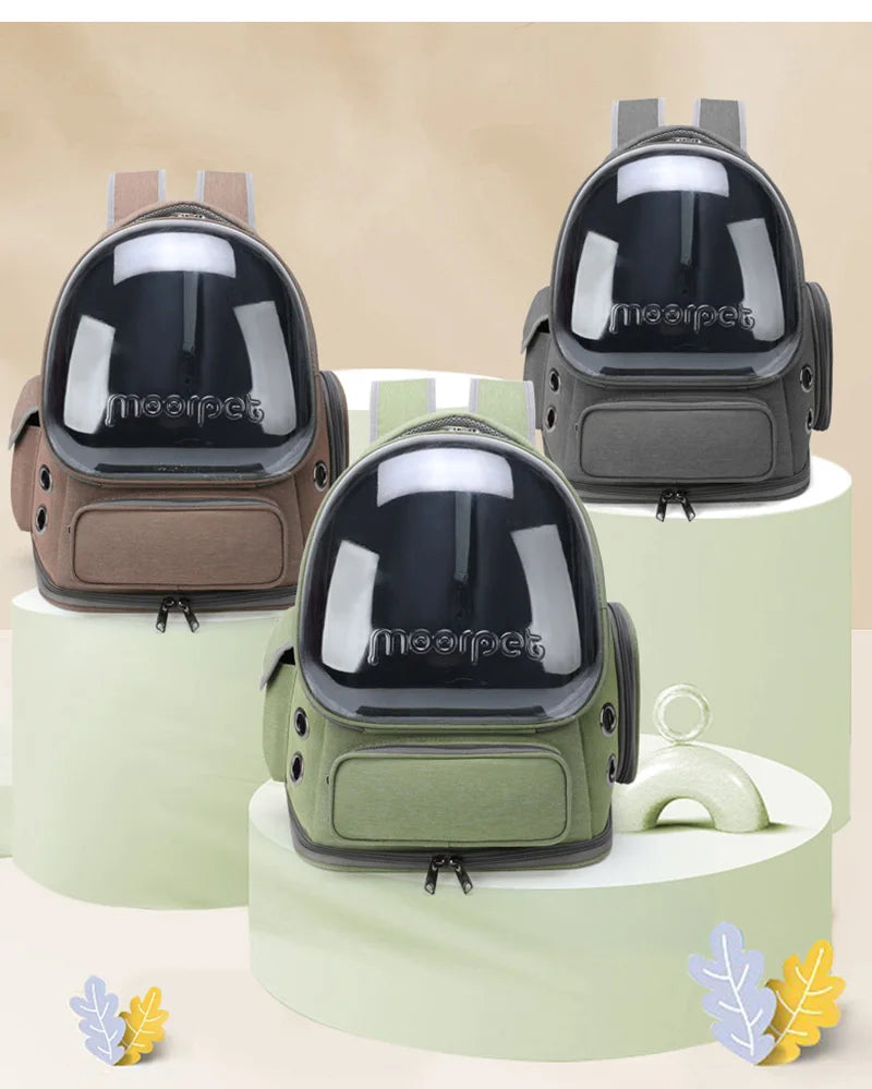 Mochila de Viaje Ventilada para Mascotas