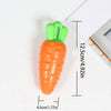 Carrot & Corn Design Dog Chew Toy with Squeaker