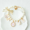 Pearl Bow Rhinestone Pet Collar for Small Dogs and Cats