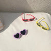 Fashion Pet Sunglasses with Heart-Shaped Jewelry Accents for Dogs & Cats