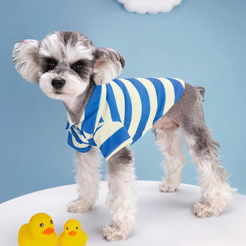 Classic Cotton Polo Shirt for Dogs and Cats