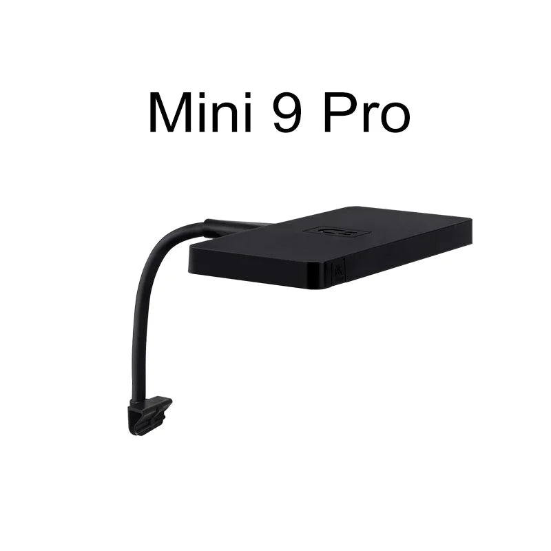 Black Mini 9 Pro USB aquarium light device.