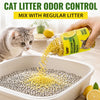 Lemon Scent Cat Litter Deodorizing Pellets for Odor Control