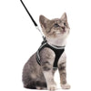 Escape-Proof Cat Harness and Leash Set with Reflective Strips