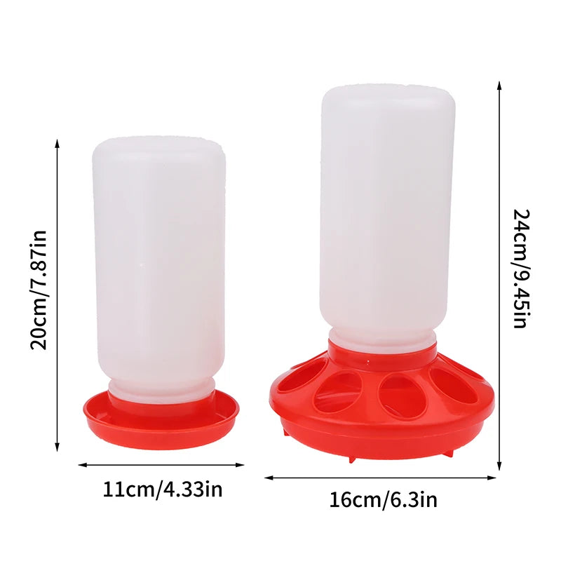 Automatic Poultry Feeder and Drinker Water Dispenser
