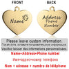 Personalized Pet ID Tag for Collar - Engraved Heart Tag