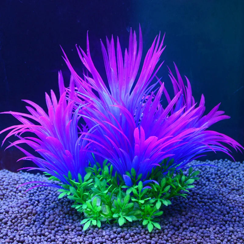 Realistic Artificial Aquarium Plants for Fish Tank Décor