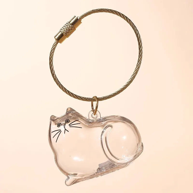 Pet Memorial Fur Keepsake Keychain Pendant