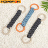 Double-Ring Cotton Rope Dog Toy
