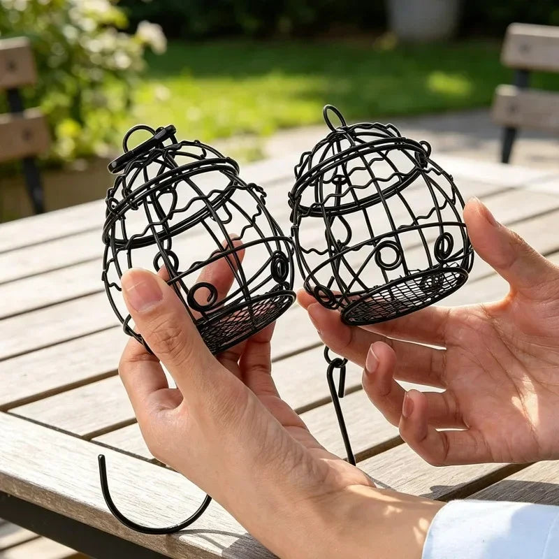Hanging Metal Bird Feeder with Hook
