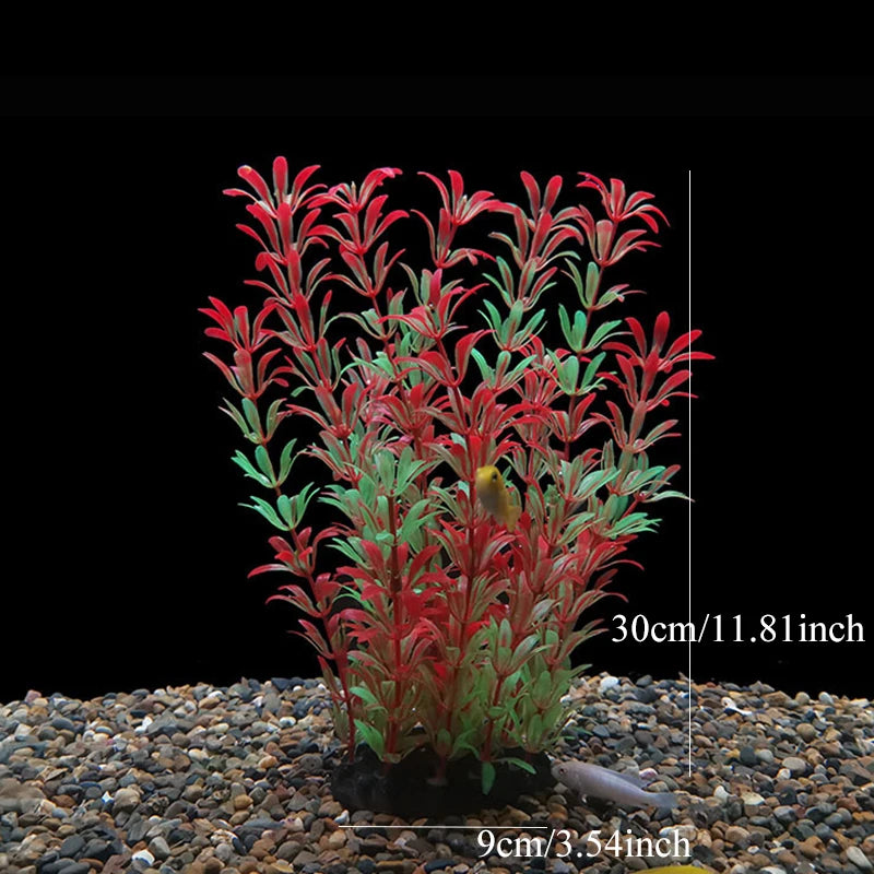 Realistic Artificial Aquarium Plants for Fish Tank Décor