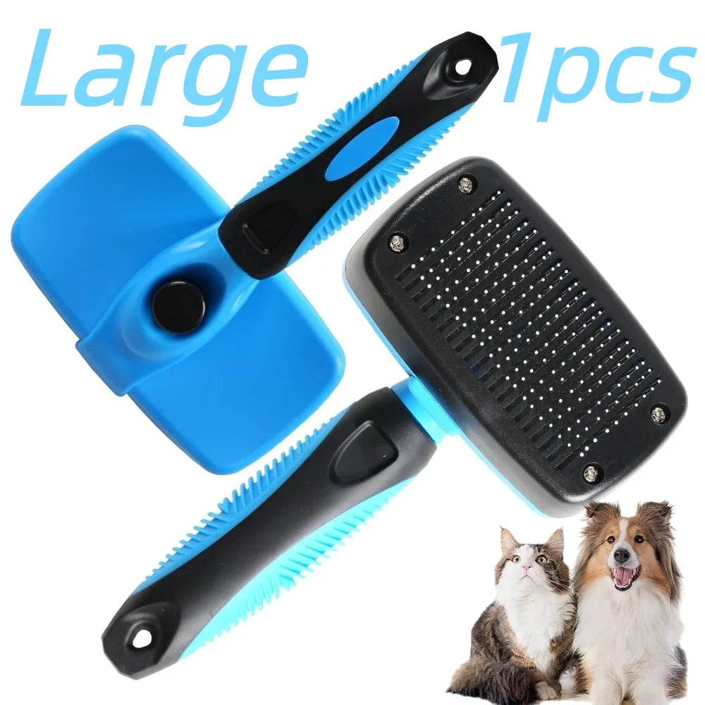 Cat Corner Scratcher with Self-Grooming Bristles and Catnip