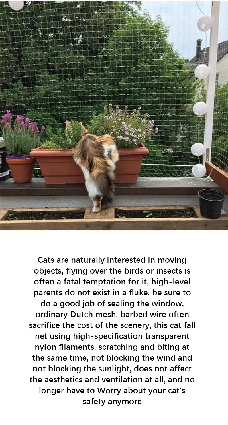 Cat Window Net Guard for Balcony Safety