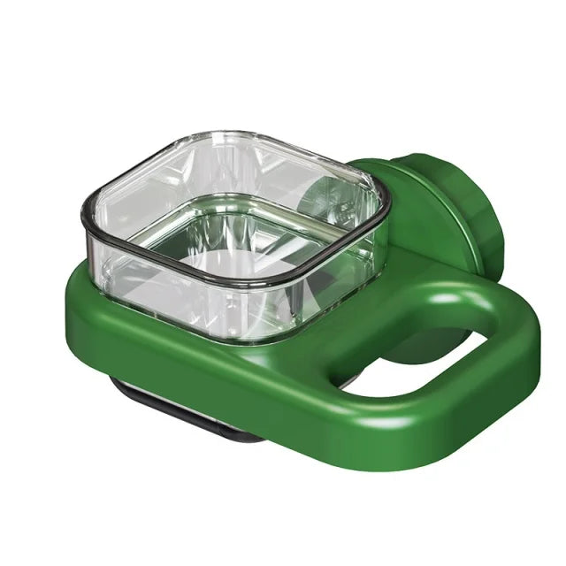 Transparent Bird Feeding Box with Detachable Hanging Design