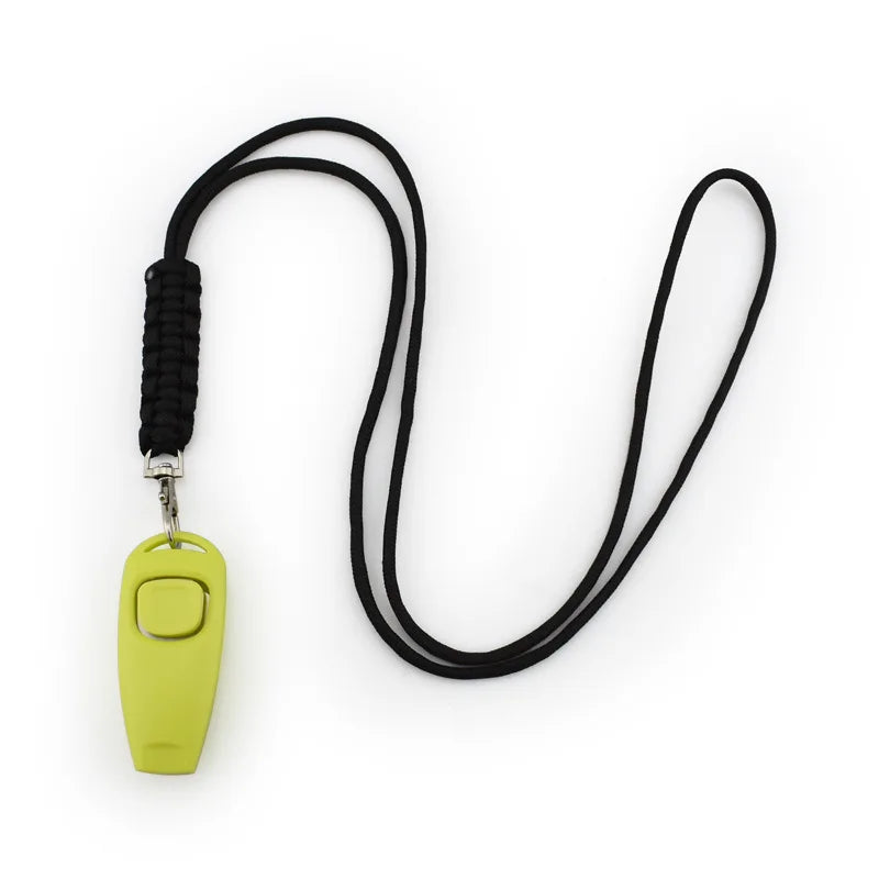Zwei-in-Eins-Hundepfeife und Clicker für das Hundetraining