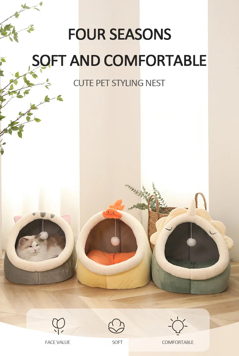 Cama Reposera para Gatos con Diseño de Tienda