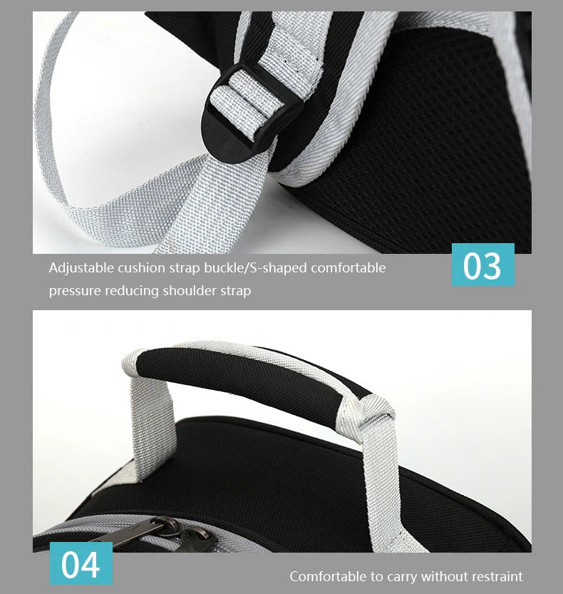 Pet Carrier Backpack with Transparent Viewing Window