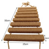 Wall-Mounted Cat Climbing Shelves with Hammock and Scratching Post