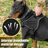 Tactical Dog Harness with Reflective Strips for Training and Outdoor Adventures