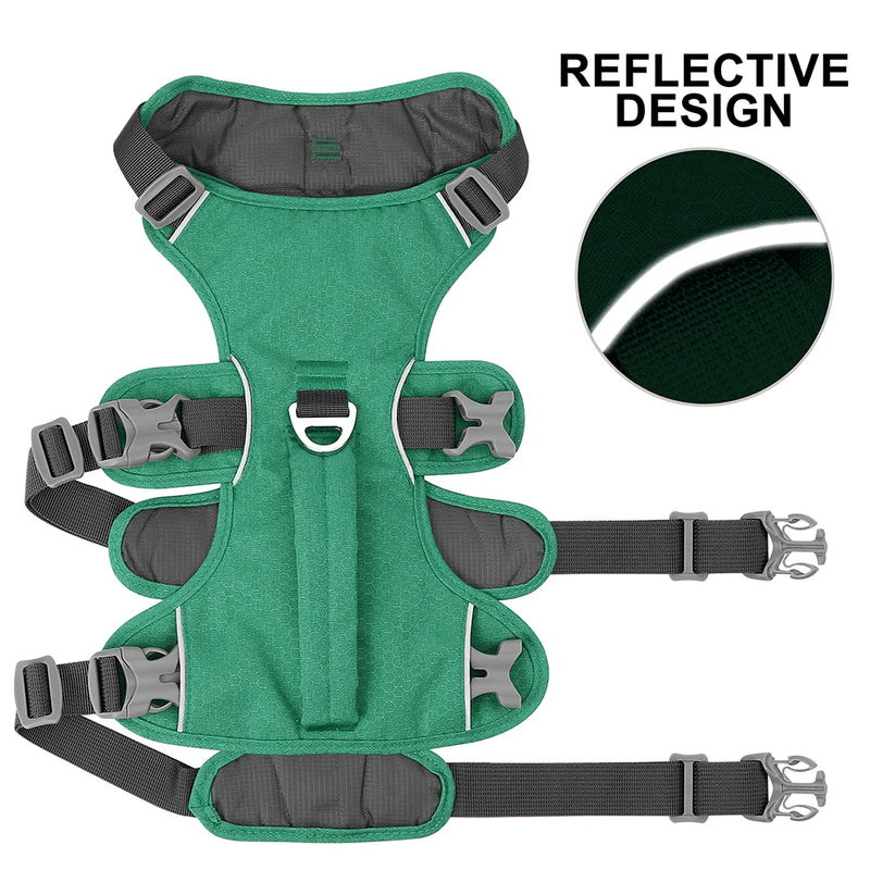 Reflektierende Nylon-Hundegeschirr mit Griff